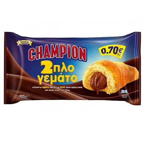 Tottis Champion Chocolate Filled Croissant 100GR