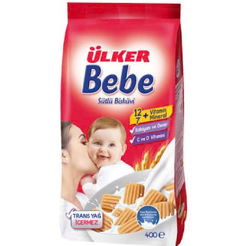 Now, spread happiness to your baby with this delicious treat! Ulker Baby Milk Biscuit is soft enough for your baby to enjoy. A wonderful delight with a cup of hot milk. Toss it in your diaper bag for snacks on the go. Serve it in a warm bowl of milk for a afternoon snack. 