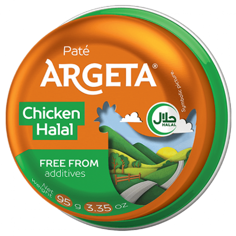 Argeta Halal chicken spread has been spreading a delicious experience since 1967. This mouthwatering chicken spread is made of premium quality halal chicken meat, milk, soy protein and seasoned with a distinct blend of spices, zero added preservatives and without flavor enhancers. From morning to evening, you can have this yummy halal chicken pate for a different course of meals, especially purposeful for your busy schedule.
