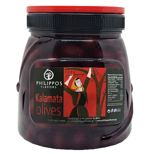 Philippos Flavors Dried Kalamata Olives 1KG