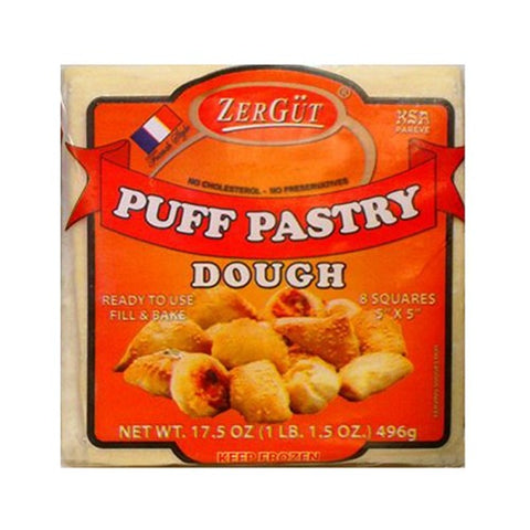 These thin sheets of dough are what you have dreamed of ever. If you like to make recipes with puff pastry but have a busy lifestyle, this Zergut Puff Pastry Dough is a perfect for you! You can make delicious dishes with it, add in some ground meat or cheese. Your kids will also love these!