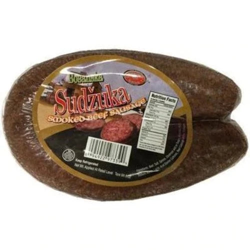 Brother & Sister Smoked Beef Sausage (Bosanski Sudzuk) 1LB