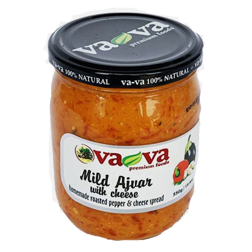 Vava Homemade Mild Ajvar With Cheese 520GR