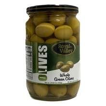 Add flavors to your recipes with Royal Valley Whole Green Olives. This is the perfect accompaniment you have always searched for. These green olives will become your new favorite snack. These whole green olives will become your childrens favorite! Order today and start tossing them in your salad. 