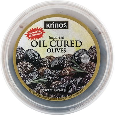 Krinos Oil Cured Olives 283GR