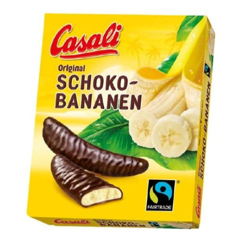 Delicious chocolate, filled with banana cream. In every bite of this, you will have a burst of chocolate and banana inside your mouth! Casali Choco Banana will provide you a delicious evening snack. Grab one whenever you are hungry. A perfect bite size for midnight cravings. Order Casali Choco Banana and your family will thank you!