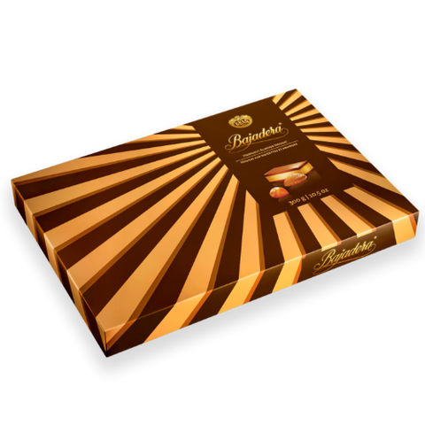 If you find happiness in chocolate, this is the best and finest one you have ever dreamed of! Kras Bajadera Chocolate tastes sweet and delicious, a favorite for all age groups. Treat yourself with it whenever hunger bites! You can also make yummy desserts with it. Kras Bajadera Chocolate is full of calories. Hurry and order soon to enjoy it with your friends or alone!