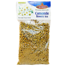 Enjoy this Koro Loose Chamomile Tea  every day. Prepare it in advance or make a single cup for yourself. Serve it at your next party and your guests will be asking you for more. Just boil hot water and enjoy. Order Koro Loose Chamomile Tea and have a wonder day!