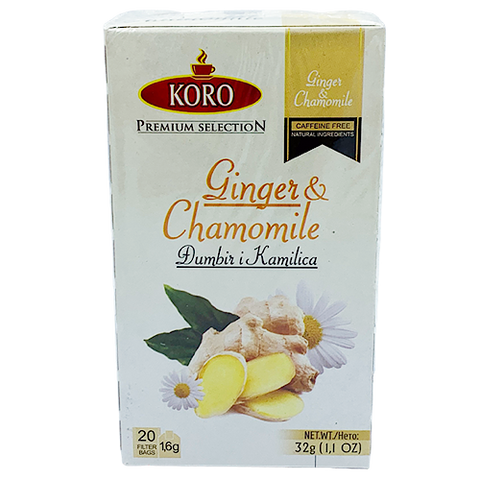 Are you a tea-lover? If yes, you cannot resist having this delicious tea! In every package of Koro Ginger and Camomile Tea , there are 20 pieces of them. Keep some in your handbag, share with your friends. This is a perfect gift for your friends and family. Order these teabags today and make your days deliciously elegant.