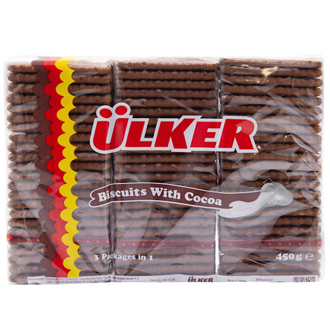 Now enjoy your tea with these Ulker Cocoa Tea Biscuits . Crunchy delight with the pleasure of sweet treat with a cup of your favorite drink! It is a combination of cookies and biscuits, a delightful snack for any sort of beverage! A perfect snack for the evening and your kids will also love it. Order Ulker Cocoa Tea Biscuits  right now to enjoy with your family.