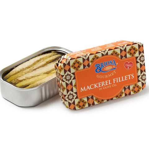 These Briosa Mackerel Fillets in Olive Oil are delicious and will give you an amazing experience with a yummy flavour! Briosa Mackerel Fillets will become a staple in your pantry! Try different new recipes with these mouthwatering sardines. The possibilites are endless.