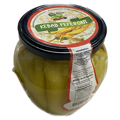 Alb Flavor Hot Yellow Feferoni With Cheese 540GR