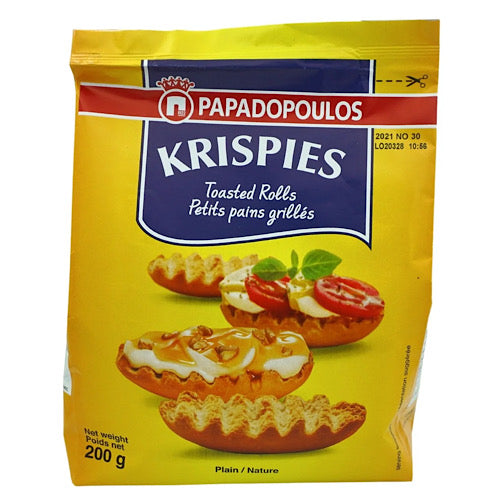 Papadopoulos Plain Krispies 200GR