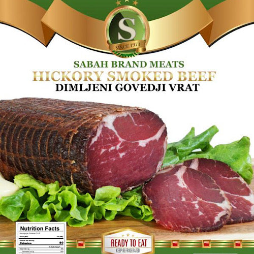 Sabah Hickory Smoked Beef (Dimljeni Govedji Vrat) 1LB