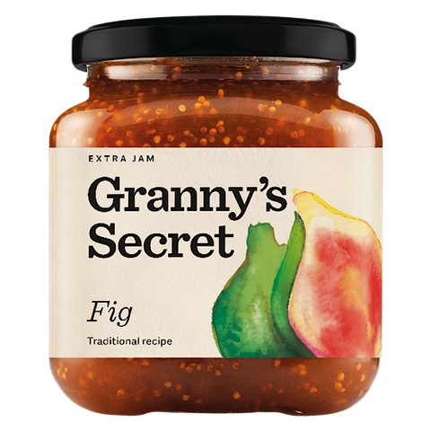 This traditional recipe of jam will bring happiness to your breakfast table. Your kids will be delighted of having Granny Secret Extra Jam Fig on their bread or icecream. This delicious jam is made of 100% natural and fresh ingredients. You can prepare mouthwatering dessert dishes with this and make your snacks sweeter. It is made of fig, ascorbic acid, lemon juice and water. Order today and enjoy with your family.