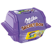 Sweet chocolate with a fun surprise inside! One side of the treasure chest contains a small toy! Milka Secret Box  is a delicious delight after every meal. This milk chocolate is a wonderful source of sweetness. Surprise your kids in their lunchbox or make mouth-melting desserts with Milka Secret Box.