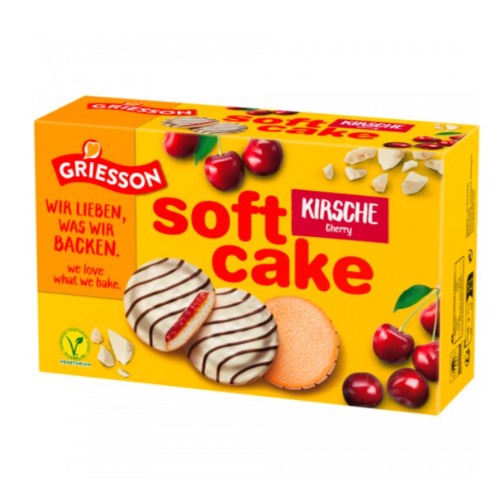 Griesson Soft Cake With Cherry (Kirsch) 300GR