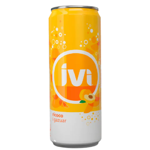 Ivi Apricot Soda (Ricoco) 330ML