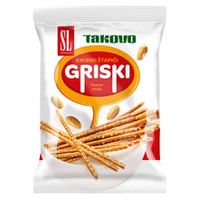 Treat yourself with these crunchy munchies whenever hunger bites! These savoury  pretzel sticks are filled with peanuts. Swiss Lion Griski Sticks With Peanuts are a perfect combination for evening coffee or tea. You can also have it for a quick delight. These  sticks are also nutritious and rich sources of fibers. So, order Swiss Lion Griski Sticks With Peanuts today and don’t forget to share with your friends.