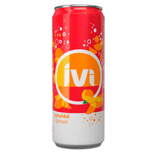 The best sparkling juice that you have always searched for! Ivi Peach Sparkling is made of sparkling water and 100% natural peaches. You can use it as a base for your morning fruit smoothie or yogurt smoothie. You can also enjoy this drink with your evening snacks. This carbonated drink is perfect to celebrate with on any occasion. Order Ivi Peach Sparkling soon and enjoy it on your own or with your friends.