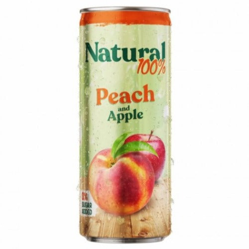Релак Натурал 100% сок од брескве и јабуке 200 мл