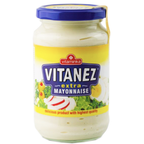 Now, make your pasta recipes yummier with Vitaminka Mayonnaise. You can also prepare delicious salads and meat recipes with it. This mayonnaise is made with the best ingredients like egg yolk, sunflower oil, mustard and a special blend of spices. A savory Swiss preparation, popular among the European countries will add extra flavor to your meals.