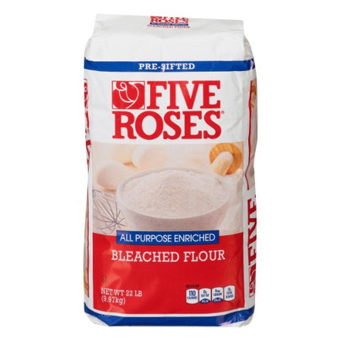 Make yummy cakes and pies, now at your home! Five Roses Bakers Five Roses Flour is made of premium quality wheat from Canada. This fine wheat flour is perfect to make cookies and bread. It contains riboflavin, folic acid, and amylase. Order Five Roses Bakers Five Roses Flour today and make various recipes for your kids.