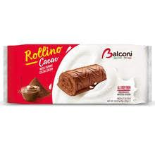 Softness outside and rich chocolate filling inside, Balconi Rollino Cacao Dessert will give you delicious pleasure in every bite of it. It is a sponge cake, a delight from the kitchen of Italy, topped with savory chocolate. You can have it as a sweet treat in your dessert. Enjoy this yummy Balconi Rollino Cacao Dessert alone or with your friends. Hurry up and make your dessert sweeter than ever!