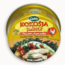 Yummy chicken spread, have it with bread toast, or on crackers in the form of an appetizer. Extremely delicious item, perfect for your breakfast, lunch, or dinner. Your kids will love this too. You can also make different recipes with this mouthwatering chicken spread. Cekin Kokosja Pasteta is made of high-quality chicken and soy milk. Order this today to enjoy with your family.