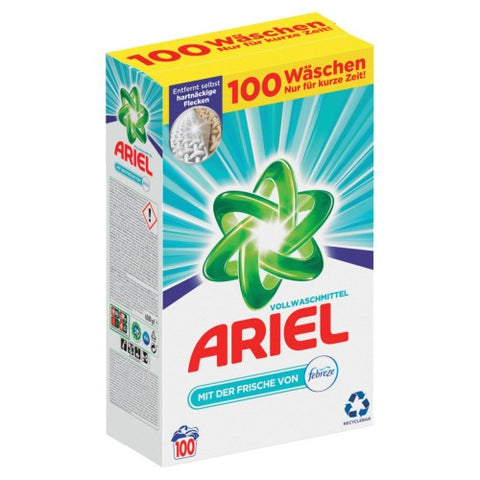 Wash your clothes with this wonderful detergent, Ariel Febreze Powder  will remove hard stains and make your clothes as fresh as new. It leaves a nice fragrance after washing. You can use it in a semi and automatic washer. Ariel Febreze Powder  will perfectly clean your dresses in a single wash. Order it soon and make your clothes brighter than ever!