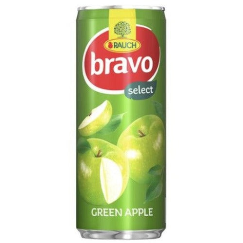 Bravo Green Apple (Can) - 250ML