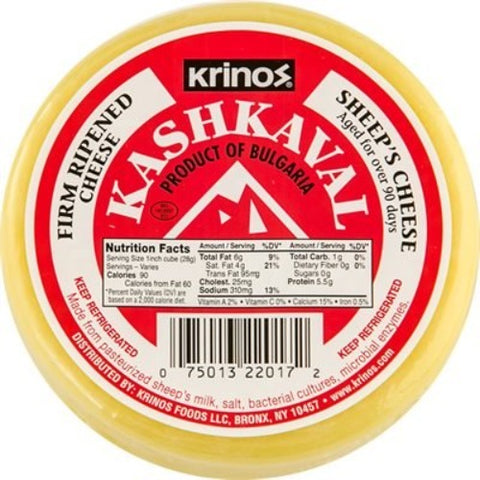If you are searching for a tangy flavoured cheese, this is the best one you will ever have! Krinos Bulgarian Kashkaval Cheese is also known as The Balkans’ Cheddar. You can use it for garnishing your favourite salad or making yummy pizzas with it. It has a tangy, nut-like flavour with a delightful aroma. Order Krinos Bulgarian Kashkaval Cheese today and have a delicious time with your friends and family.