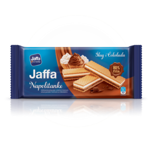 Jaffa Napolitanke Slag & Chocolate  Wafers 187GR