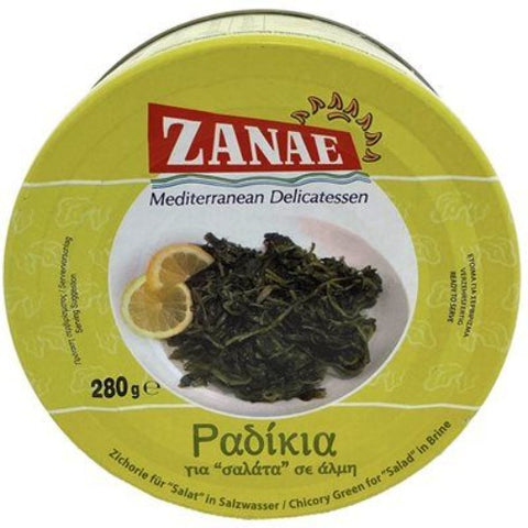 Order this Mediterranean delight to experience its delicious flavour at least once and you will never resist ordering Zanae Chicory Greens For Salad In Brine again! It is prepared with fresh chicory green, salt, water and citric acid. A perfect salad to relish with grilled meat or fish saute. You can also try making out-of-box recipes with this nutritious green salad. Order soon and enjoy with different dishes.