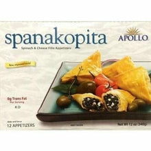A traditional delicacy from the land of Greece, Spanakopita is a phyllo triangle, filling seasoned wrapping spinach and savoury Feta cheese inside. This frozen item is a perfect appetizer for any occasion. You can prepare it quickly by just baking until golden brown. Lunch or supper, with tzatziki, salad and soup, this delicious recipe will amaze you and your guests!