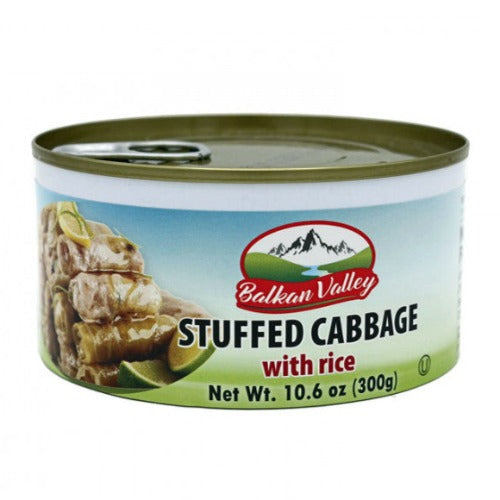 Balkan Valley Stuffed Cabbage Leaves with Rice 300GR Tin