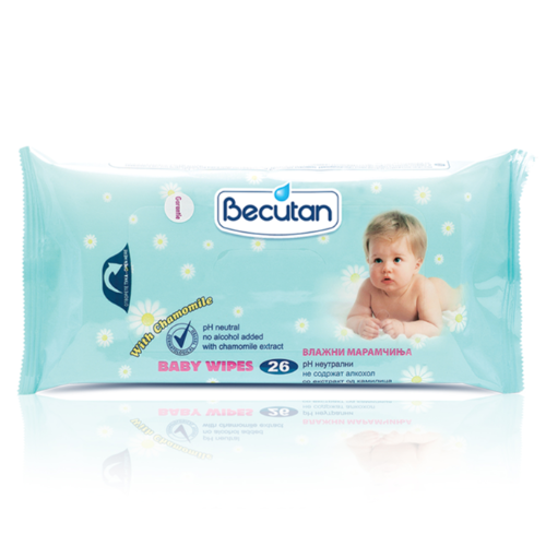 Becutan Baby Wipes With Chamomile