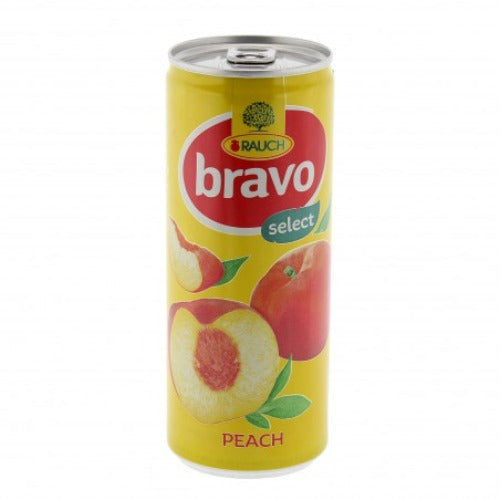 Bravo Peach (Can) - 250ML