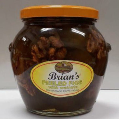 Extremely delicious and full of taste, this figs with walnut will make breakfast even more delicious. Brian's Figs with Walnuts will have your guests asking for more! The delicious sweetness of the figs and crunch of the walnuts. Order today and enjoy Brian's Figs with Walnuts all day long!
