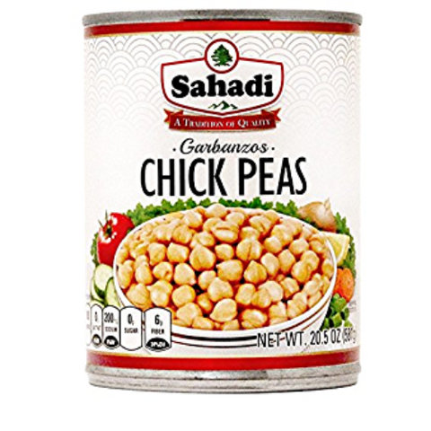 Lacking healthy and nutritious food for your busy schedules? Do not worry if you have Sahadi Chick Peas. These cooked chick peas are perfect for an on-the-go meal, an excellent source of dietary fiber, proteins and carbohydrates. This amazing recipe is made with the finest quality chick peas and the best condiments. Try this savory recipe once and you will fall in love with it!