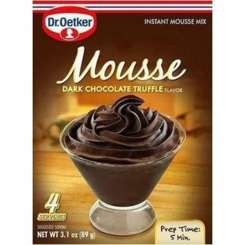Dr. Oetker Dark Chocolate Truffle Mousse 87GR