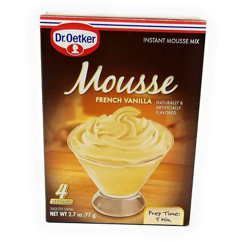 Now, make a delicious dessert at home with Dr. Oetker French Vanilla Mousse. It is easy to prepare, just mix with essential ingredients and your yummy vanilla mousse is ready to serve! You can add chocolate syrup or honey on top to add more flavour. Order Dr. Oetker French Vanilla Mousse today and offer this sweet happiness to your guests. Hurry! 