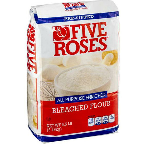 If you like to make cakes and cookies, this is the best quality ingredient you are looking at right now. Five Roses Bakers Flour is made of the finest quality Canadian wheat flour, amylase, folic acid and riboflavin. You can make yummy cakes, pie crust, delicious cookies and various recipes with this all-purpose-use wheat flour. So hurry, order it right now and make sweet desserts with Five Roses Bakers Flour.