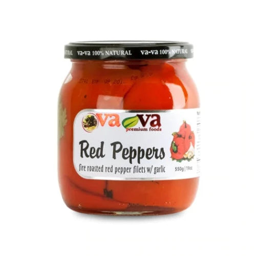 Vava Roasted Red Peppers w/ Garlic 550GR