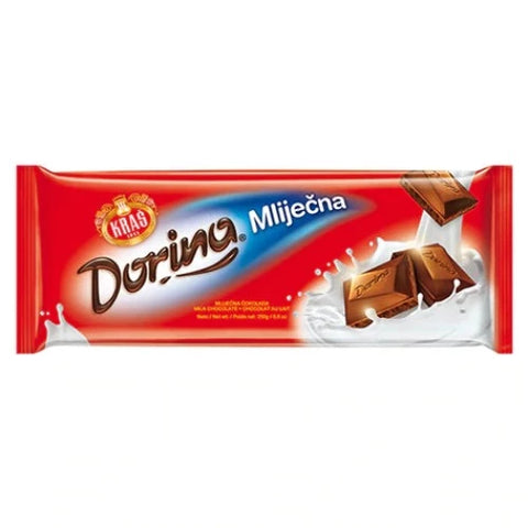 If you are in search of delicious snacks, Kras Dorina Milk Chocolate will be the best to choose! This yummy milk chocolate will melt in your mouth and it is the sweetest feeling that you have ever dreamed of! You can also prepare mouthwatering recipes with this milk chocolate, make brownie or ice cream, these desserts will amaze your guests. Order Kras Dorina Milk Chocolate and experience the delight.