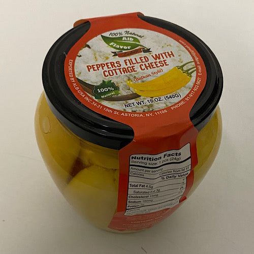 Žute paprike sa svježim sirom sa okusom Alb 540GR