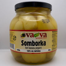 If you are searching for natural flavor enhancers, stop scrolling and order Vava Somborka Hot Banana Peppers right now! This delicious offering of Vava is prepared with fresh yellow banana peppers and the finest quality ingredients. Make your favorite salad dishes or salsas, these hot peppers will add flavor to your regular meals. Also, yellow banana peppers have lots of nutritional benefits.
