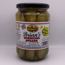 Now enjoy your meals with these mouthwatering gherkins and fefferoni. Brian's Gherkins Spears w/ Fefferoni is made of 100% natural and fresh gherkins and slightly hot fefferoni, with a pinch of the spice blend. You can make various recipes by adding gherkins spears with fefferoni, which will make your recipes yummier. Enjoy your meals with a different flavour and your kids will definitely like this sweet and hot Brian's Gherkins Spears w/ Fefferoni.