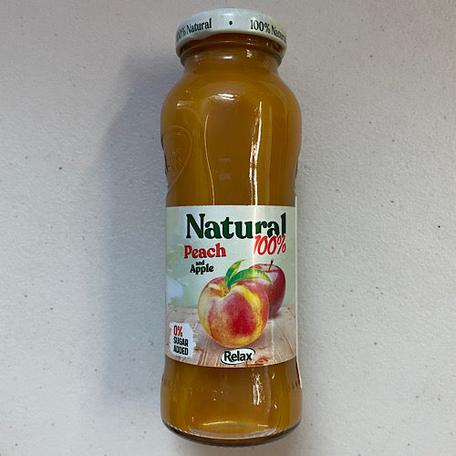 Релак Натурал 100% сок од брескве и јабуке 200 мл