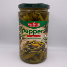 Explore your culinary skills with these 100% natural and fresh hot feferoni peppers. You can prepare mouthwatering meals with these peppers, or add them to sandwiches to enhance the flavour. These feferoni peppers are excellent sources of vitamins A, B, C, and E; they also contain a fair amount of minerals. Order Podravka Hot Feferoni Peppers once and you will definitely arrange a permanent space for it in the pantry!
